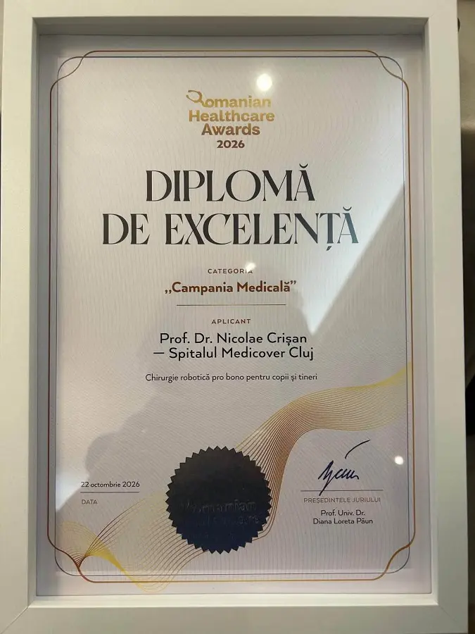 UMF Cluj a fost dublu premiată la Gala Romanian Healthcare Awards 2026